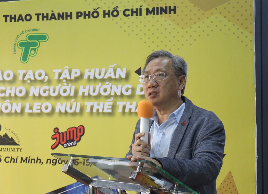 Khai giảng lớp tập huấn chuyên môn cho người hướng dẫn tập luyện môn leo núi thể thao năm 2020 - ảnh 3 Hình ảnh: Khai giảng lớp tập huấn chuyên môn cho người hướng dẫn tập luyện môn leo núi thể thao năm 2020 số 3