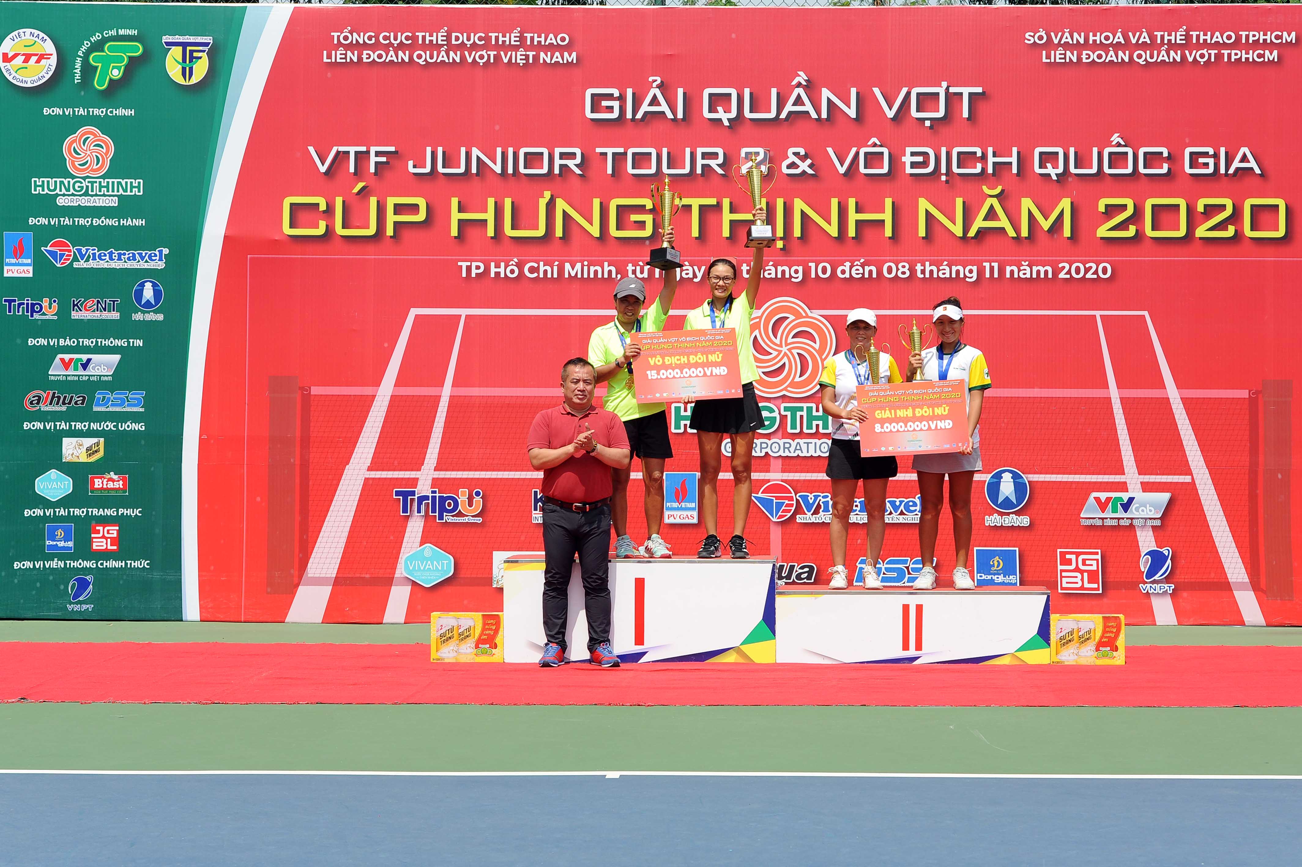 Giải quần vợt vô địch quốc gia 2020: Xác định các nhà vô địch nội dung đánh đôi - ảnh 4 Hình ảnh: Giải quần vợt vô địch quốc gia 2020: Xác định các nhà vô địch nội dung đánh đôi số 4