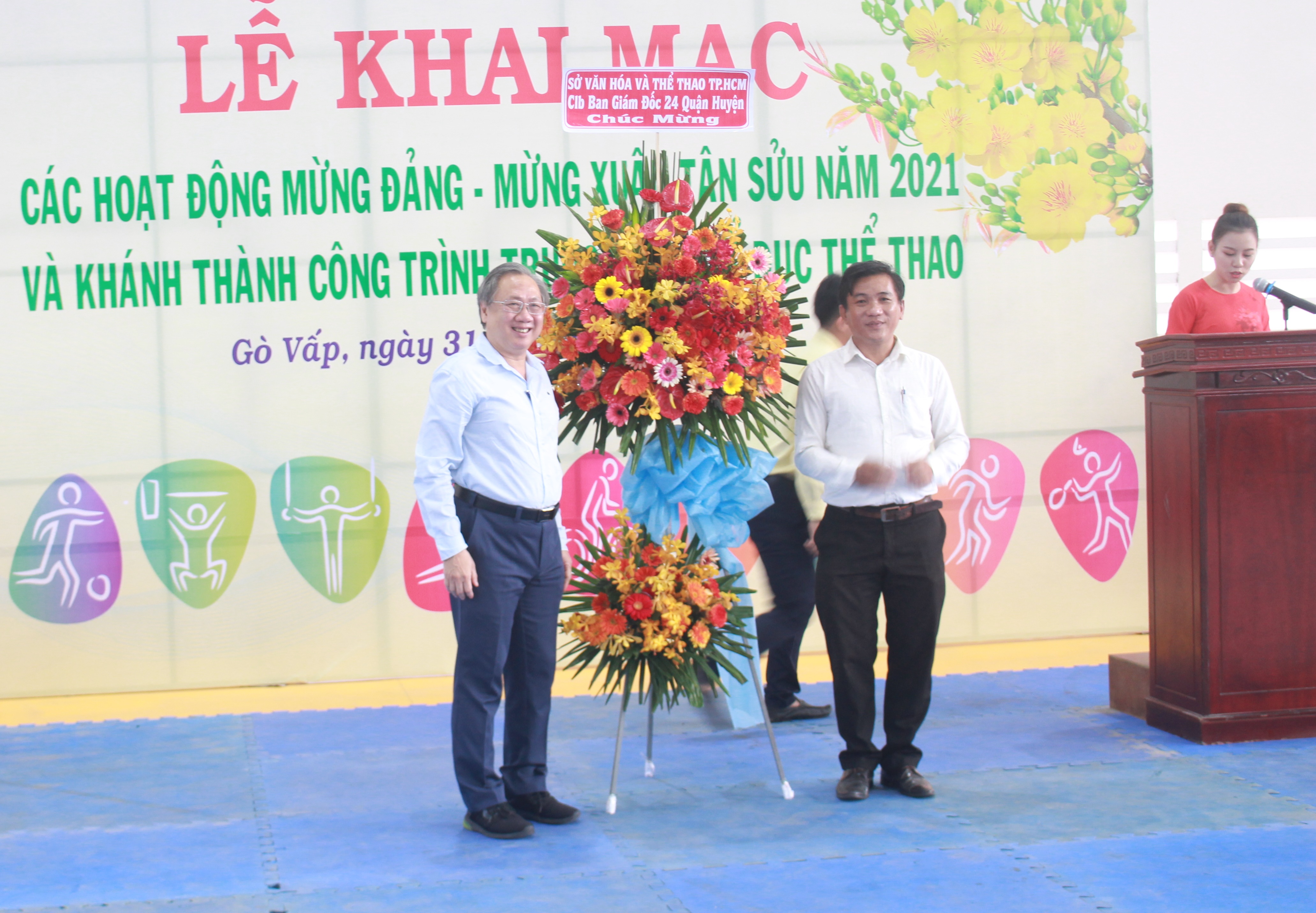 Khánh thành Trung tâm Thể dục Thể thao quận Gò Vấp - ảnh 1 Hình ảnh: Khánh thành Trung tâm Thể dục Thể thao quận Gò Vấp số 1