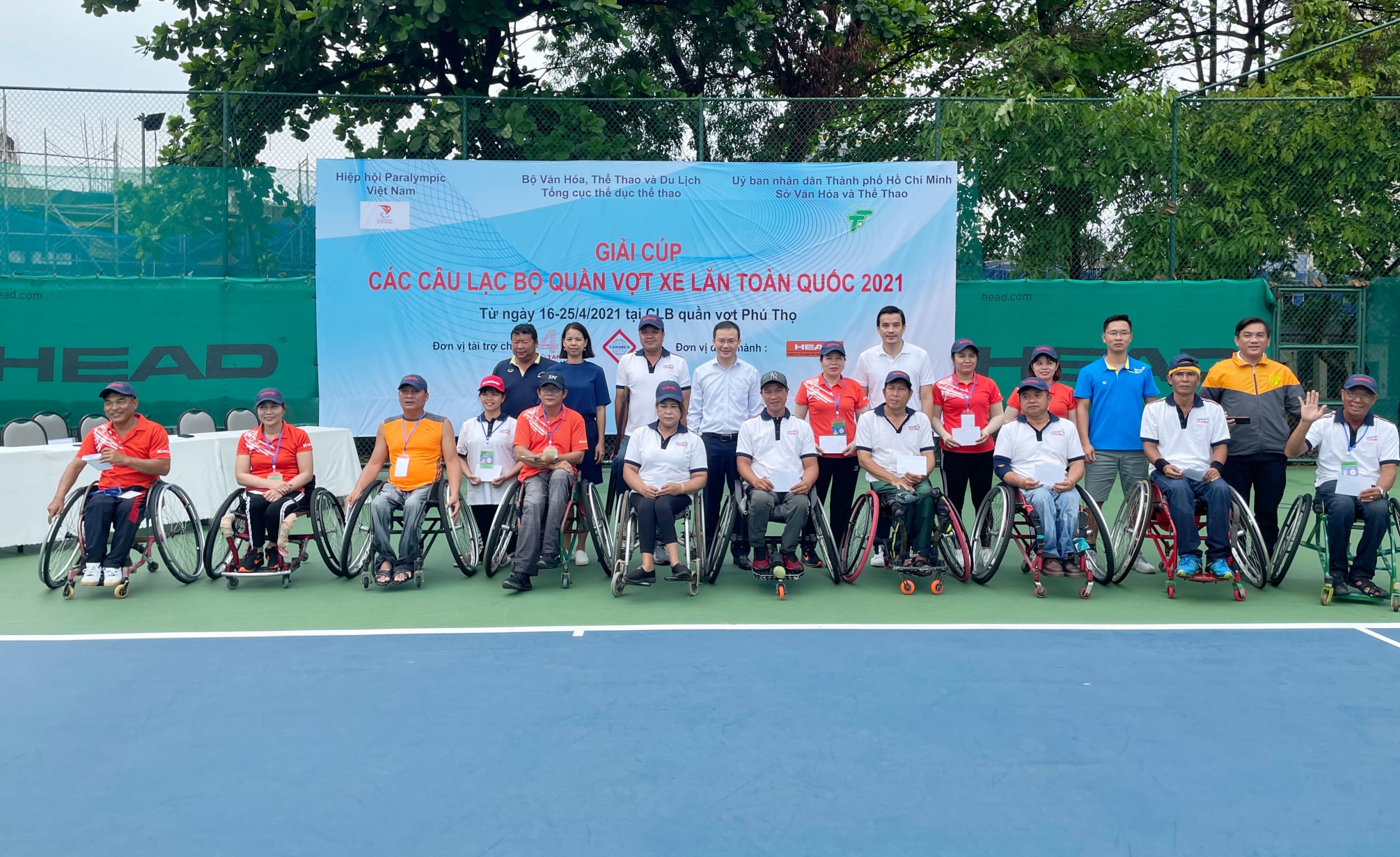 Giải các câu lạc bộ quần vợt xe lăn Toàn quốc - Cúp Tanimex 2021: Ý nghĩa trong ngày Đặc biệt - ảnh 1 Hình ảnh: Giải các câu lạc bộ quần vợt xe lăn Toàn quốc - Cúp Tanimex 2021: Ý nghĩa trong ngày Đặc biệt số 1