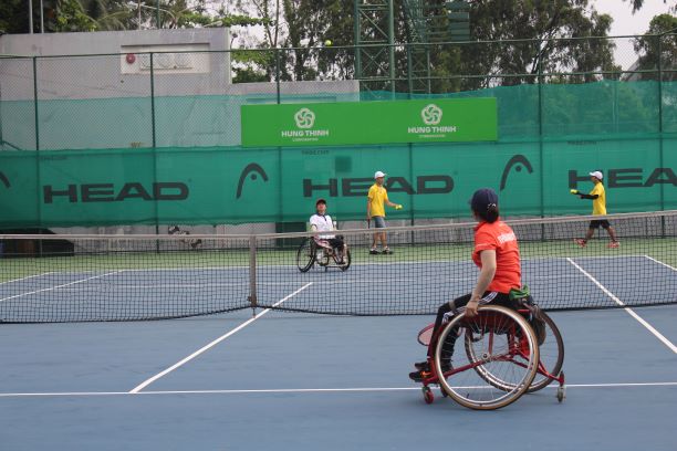 Giải các câu lạc bộ quần vợt xe lăn Toàn quốc - Cúp Tanimex 2021: Ý nghĩa trong ngày Đặc biệt - ảnh 3 Hình ảnh: Giải các câu lạc bộ quần vợt xe lăn Toàn quốc - Cúp Tanimex 2021: Ý nghĩa trong ngày Đặc biệt số 3