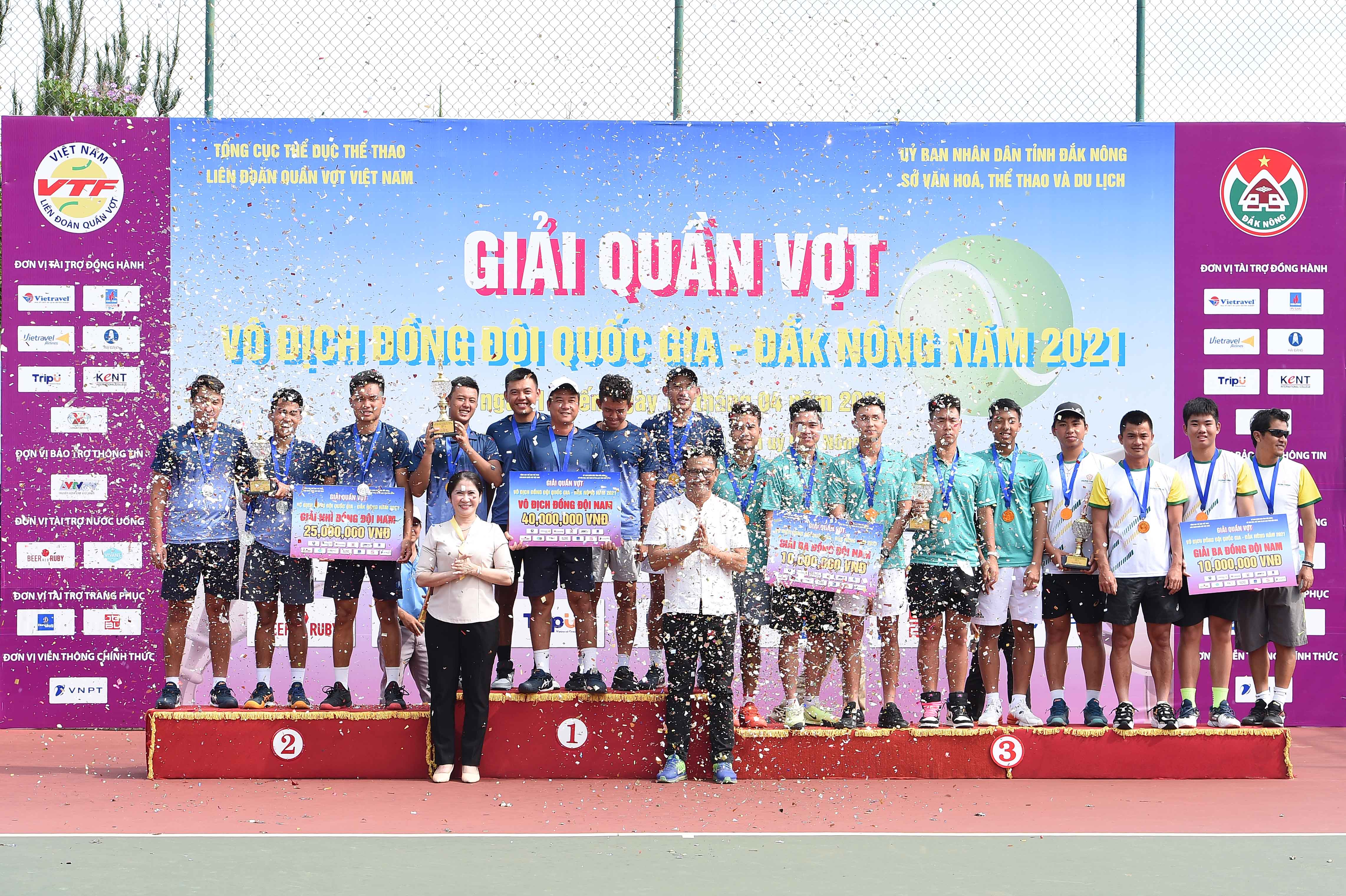 Giải quần vợt vô địch đồng đội Quốc gia 2021 kết thúc thành công tốt đẹp - ảnh 5 Hình ảnh: Giải quần vợt vô địch đồng đội Quốc gia 2021 kết thúc thành công tốt đẹp số 5